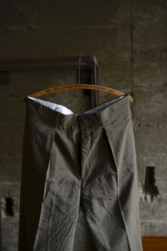 NICENESS / W.SCHENKER FLYING V CHECK TROUSERS