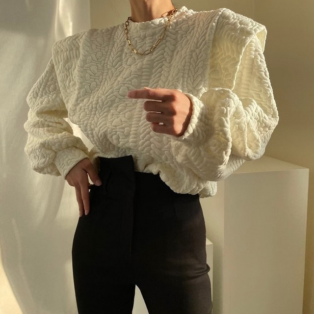 puffy pullover　10097