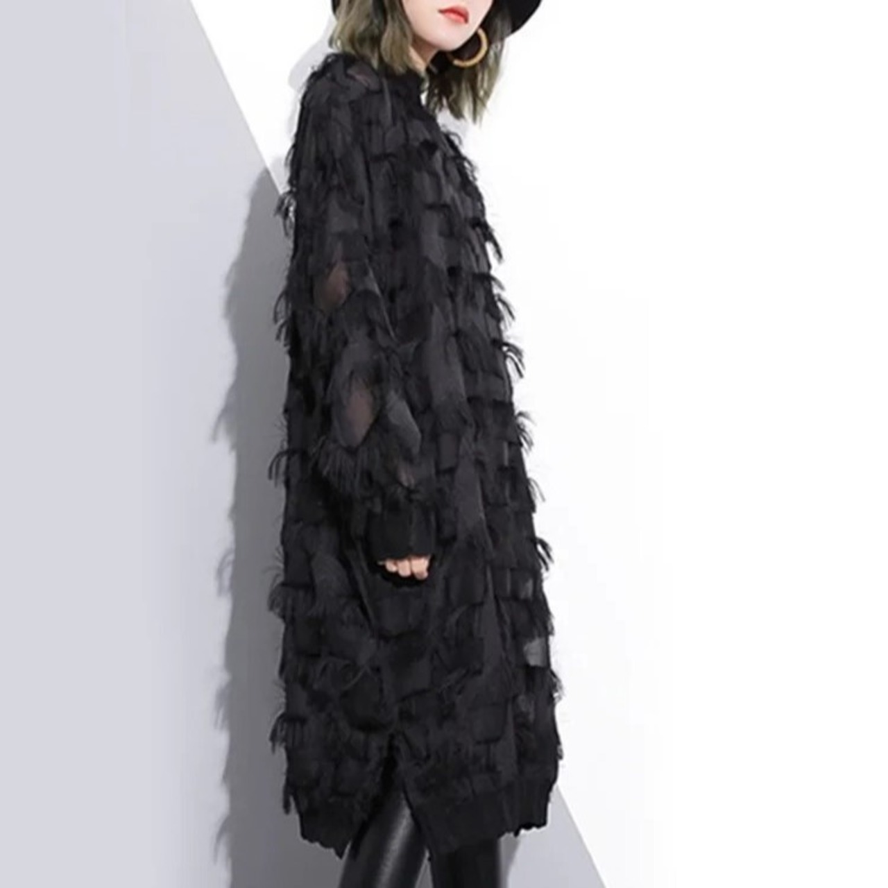 Black Tassel Dress / ブラック タッセル ドレス ワンピース