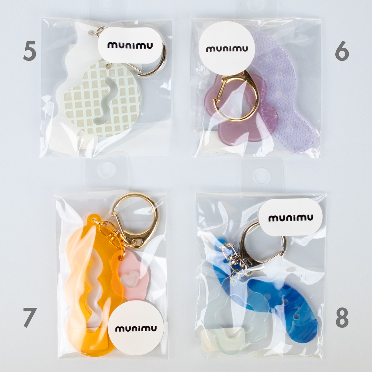 < munimu ／ しをり > アクリルキーホルダー