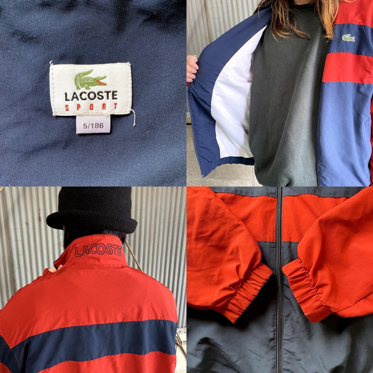LACOSTE SPORT ラコステ フレンチラコステ ウィンドブレーカー メンズL 