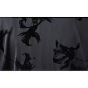 エレガントシアー 百合柄 ワンピース  30143