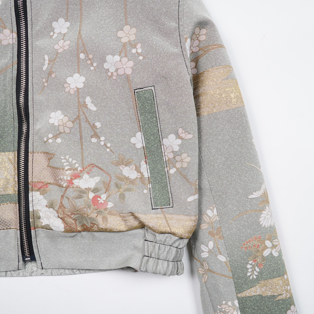 【BJK-L009】再構築リバーシブル着物ボンバー  KIMONO REVERSIBLE BOMBER JACKET