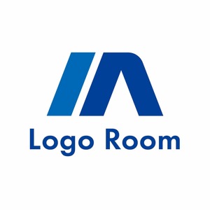 No365 シンプルなM【アルファベット、M、青、シンプル、フラット、信頼、建築、建設、製造、設備、IT、WEB、ネット、テクノロジー】