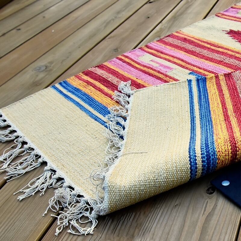 カットシャトルラグマット(ネイティブ柄) | iguana dance