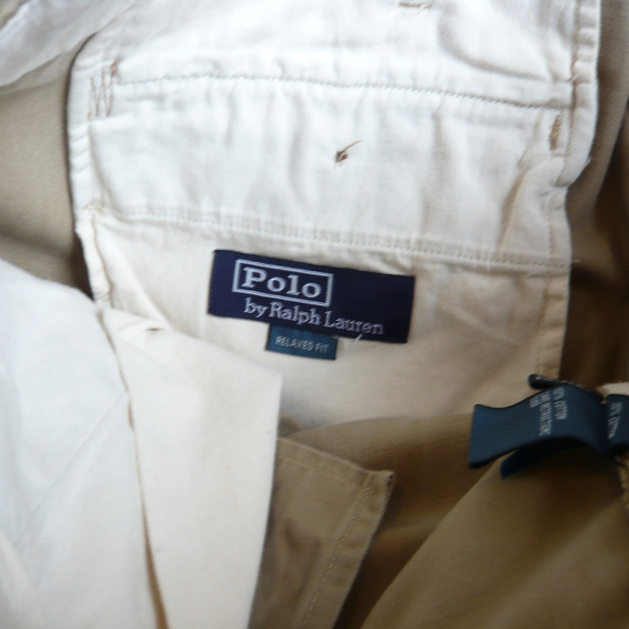 90s Polo Ralph Lauren ラルフ LS PANTS khaki