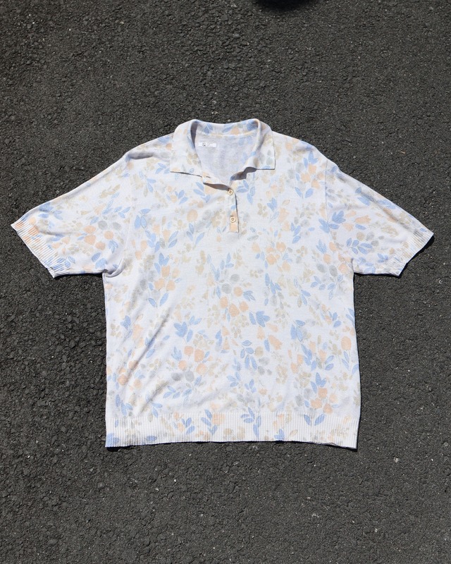 Floral summer polo