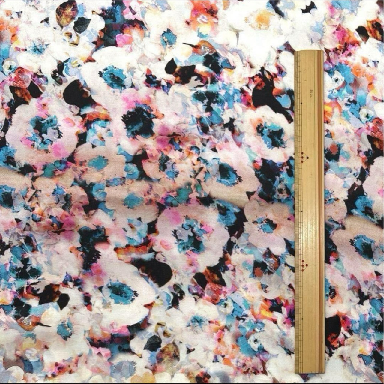 TB943◆3m◆SM◆綿キュプラ混さらりと滑らか生地◆ぼかし花柄