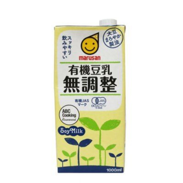 有機豆乳無調整｜1000ml｜マルサン