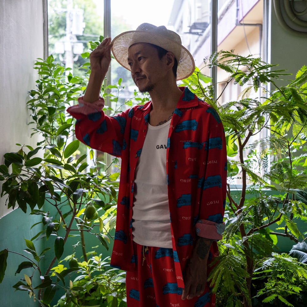 L/S ALOHA SHIRTS “MARK II” (RED) / GAVIAL