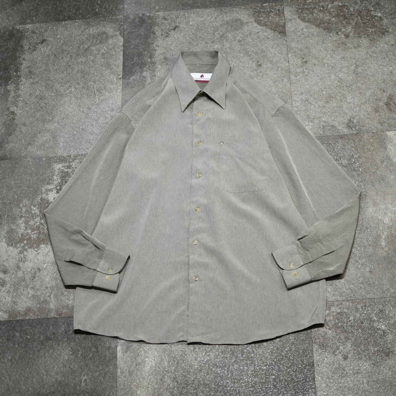 Laurent Cerrer marble dress shirt