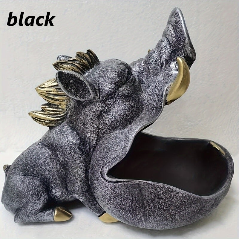 小物入れ イノシシ キー 収納 おしゃれ かわいい デスク 置物 オブジェ