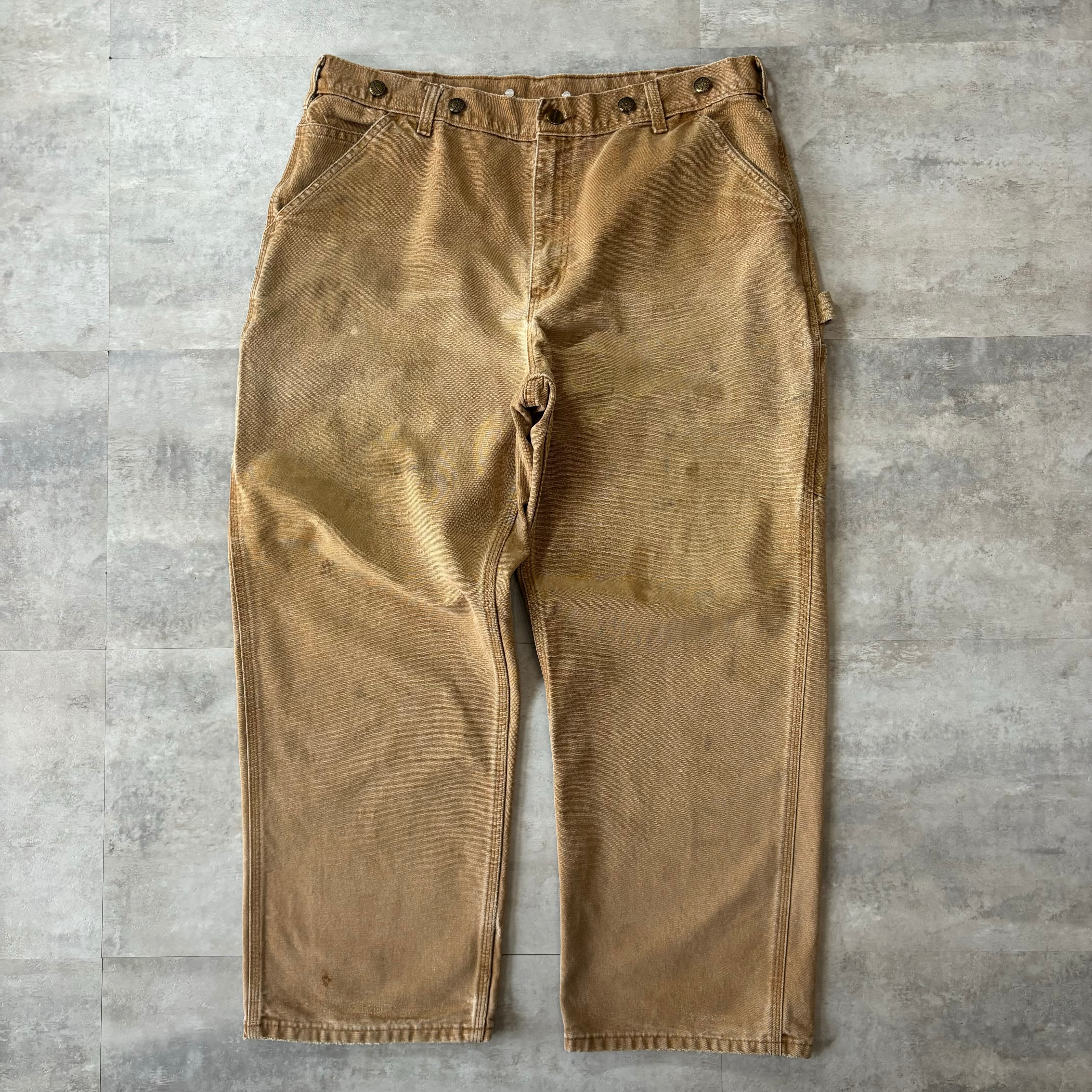 《実寸w35l27》carhartt カーハート ダック生地 ワークパンツ ペインターパンツ no.1270