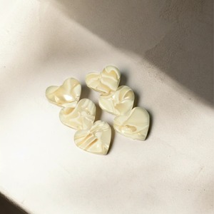 Peignée Paris / Heart Clip - Popcorn