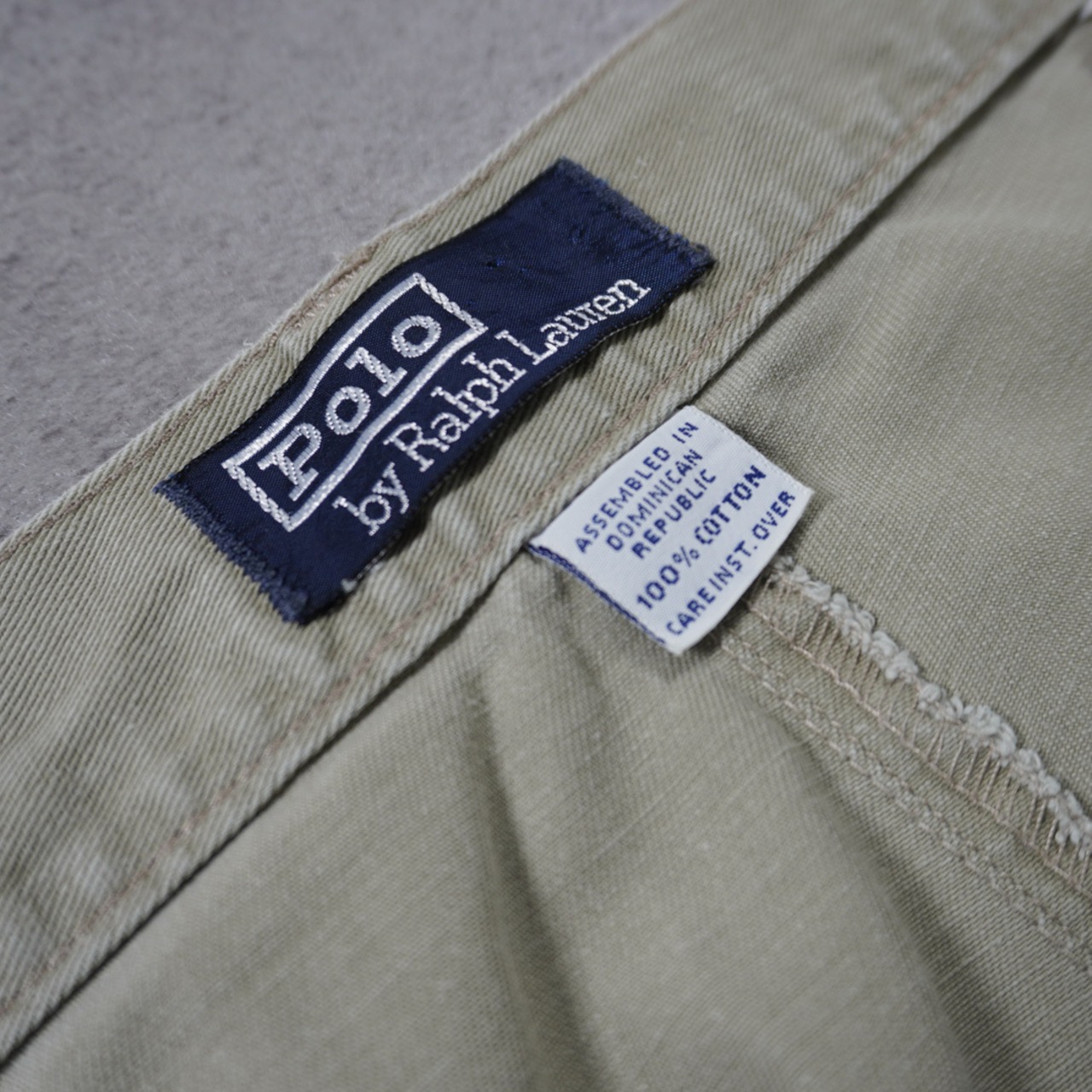 90s 初期型 Polo by Ralph Lauren POLO CHINO W34L29相当 古着 - 9