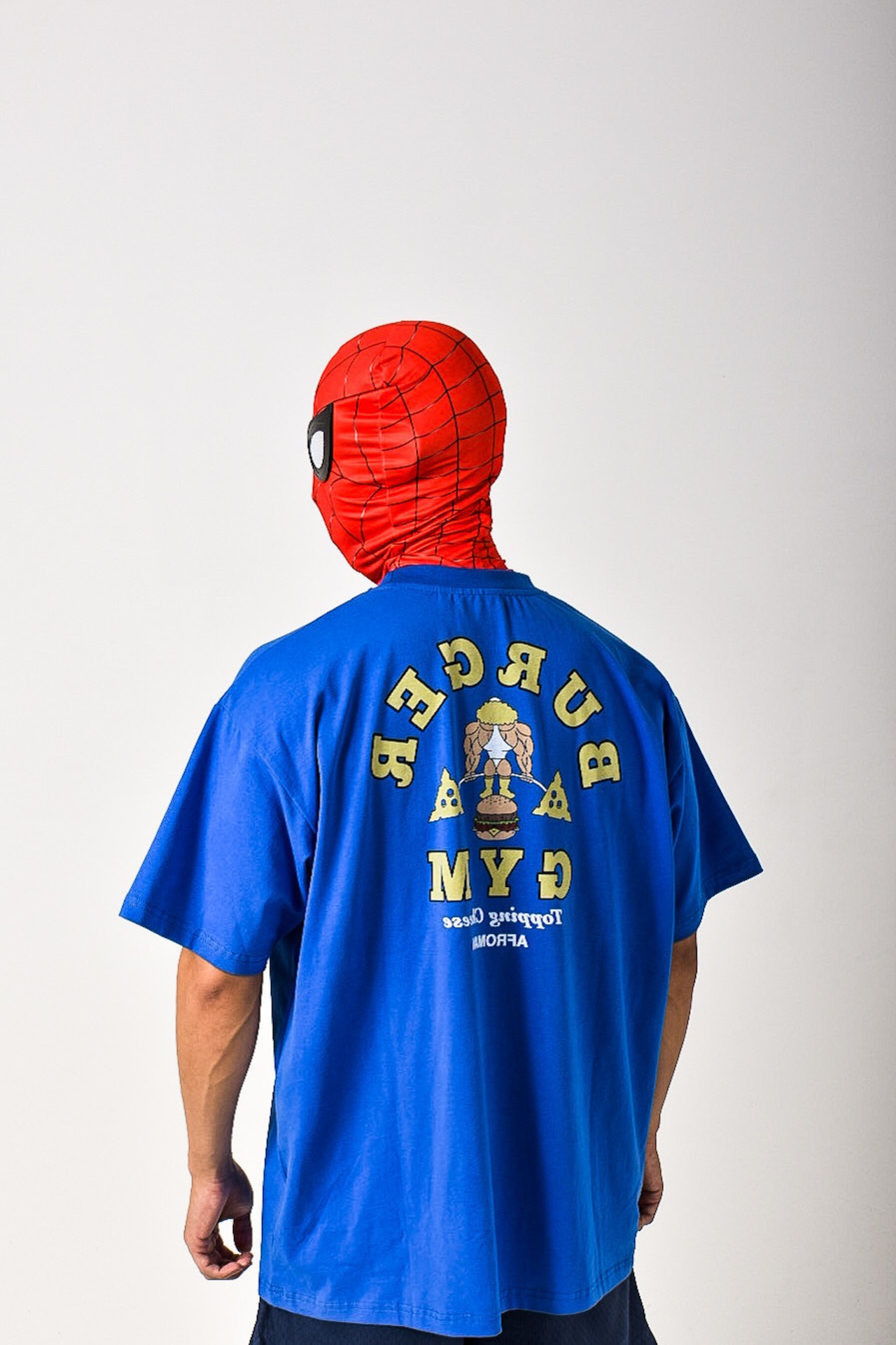 バーガージムTシャツ　ロイヤルブルー