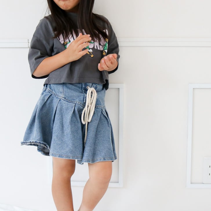 110cm】デニムスカート（韓国子供服 子供服 子ども服 子供 スカート