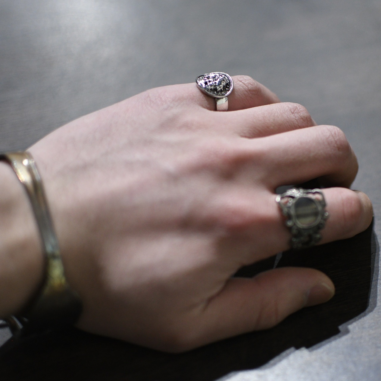 silver925 mexican design ring