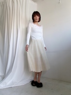 Fur shawl tight knit top