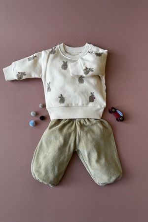 STUDIO BOHEME　CARROT PANTS(3-8y) - TAUPE