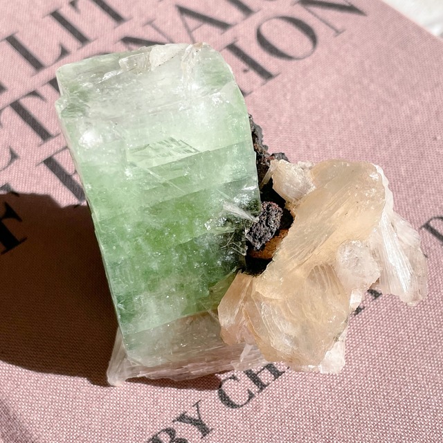 Gem Green Apophyllite 6 ✧ 宝石のようなグリーンアポフィライト