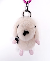 【直営限定ITEM】COOLAファーDOGGYバッグチャーム (PINK BEIGE) CQ-47526H