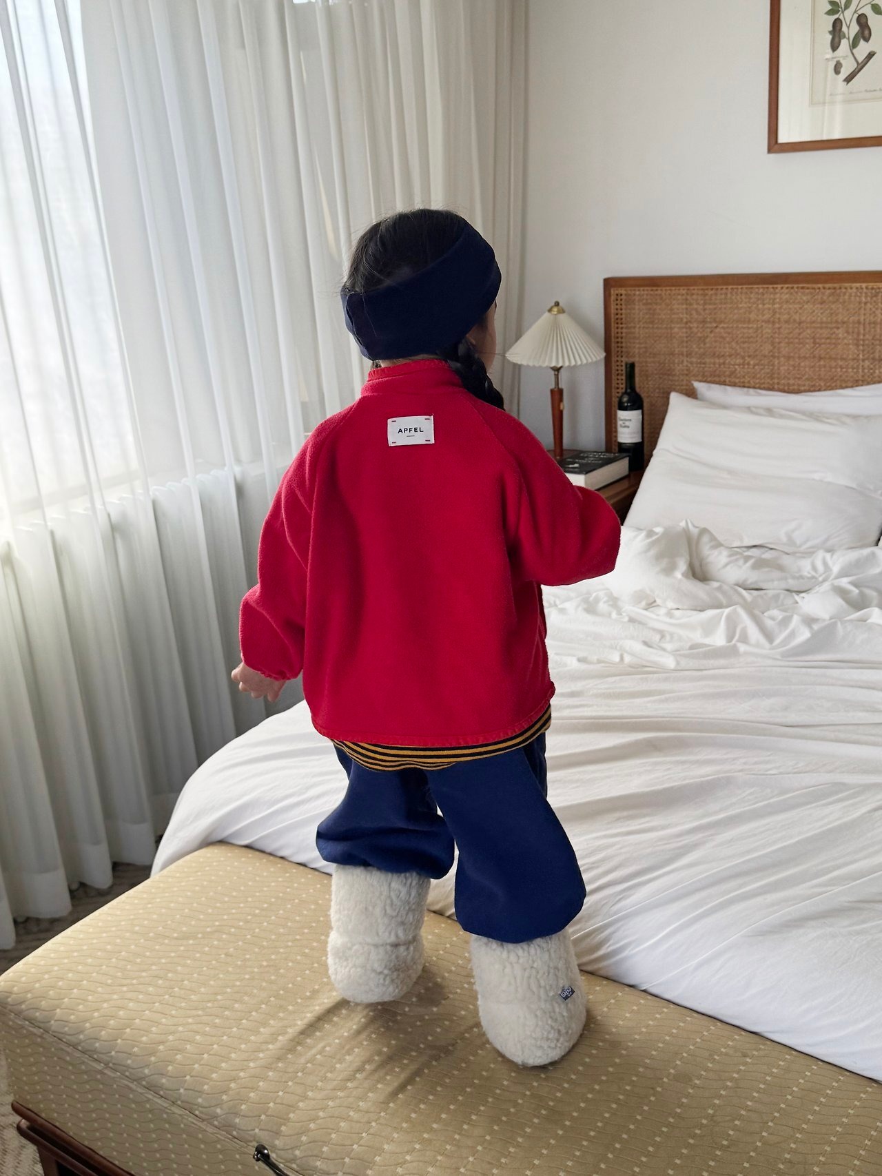 Apfel［取寄］scon button fleece jacket 26winter
