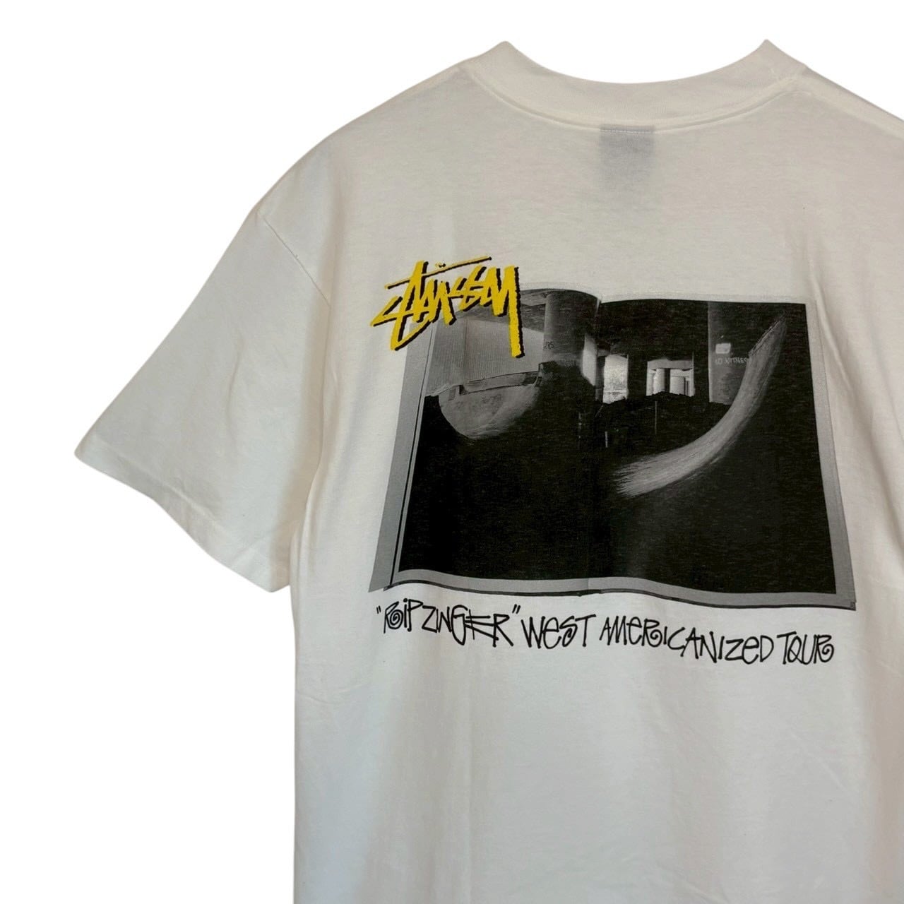 stussy ステューシー Tシャツ M バックロゴ プリントロゴ | 古着屋