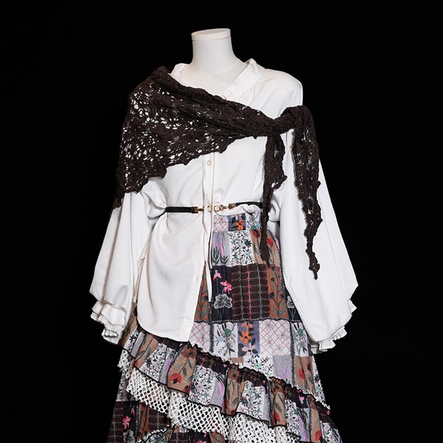 サブカル 服 地雷系 通販 クラシカルロリィタ ショール ベスト フレンチロリータ フレンチガーリー