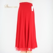 【タグ付き】社交ダンス 衣装 スタンダード スカート レッスンウェア オールシーズン union レッド系 赤 無地 シンプル 派手 フォーマル フレアスカート パーティー ダンスウェア 軽量 体型カバー ウエストゴム 春夏秋冬 カジュアル おしゃれ 動きやすい ふんわり 膝丈 コスチューム セクシー レディース 伸縮性 二重重ね