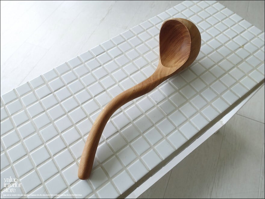 チーク無垢材 お玉N おたま レードル 木製 ナチュラル キッチンツール