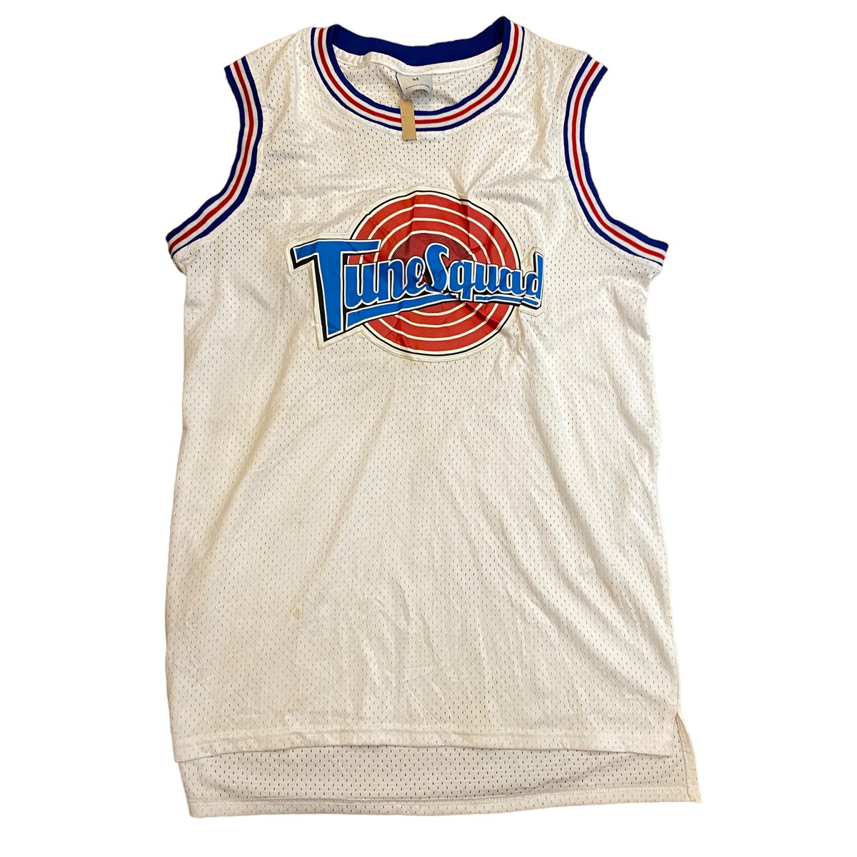 VINTAGE 90S SPACEJAM LOONYTUNES×JORDAN GAME SHIRTS M WHITE 