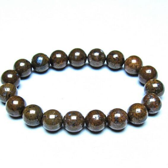 コンドライト ブレスレット サハラNWA869 隕石 11mm 一点物 199-871