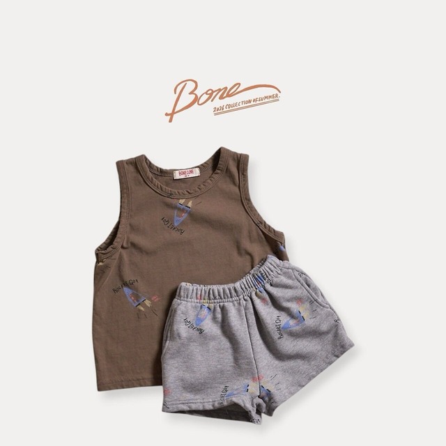 〚予約〛Rocket sleeveless tee <kids><Jr><mom>