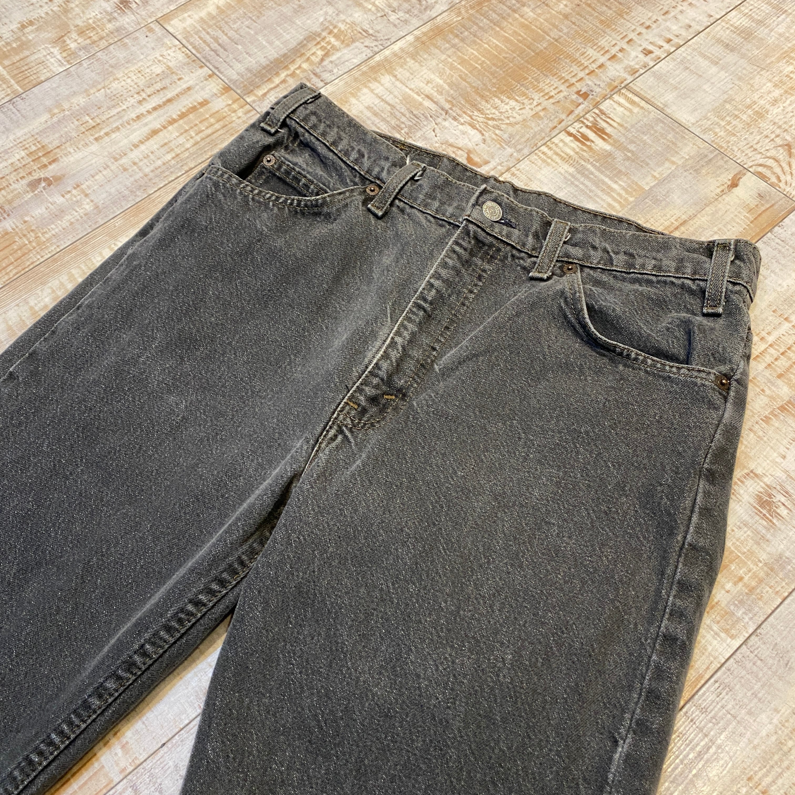 90s Levi's505 ブラック アメリカ製 W34裾幅20cm