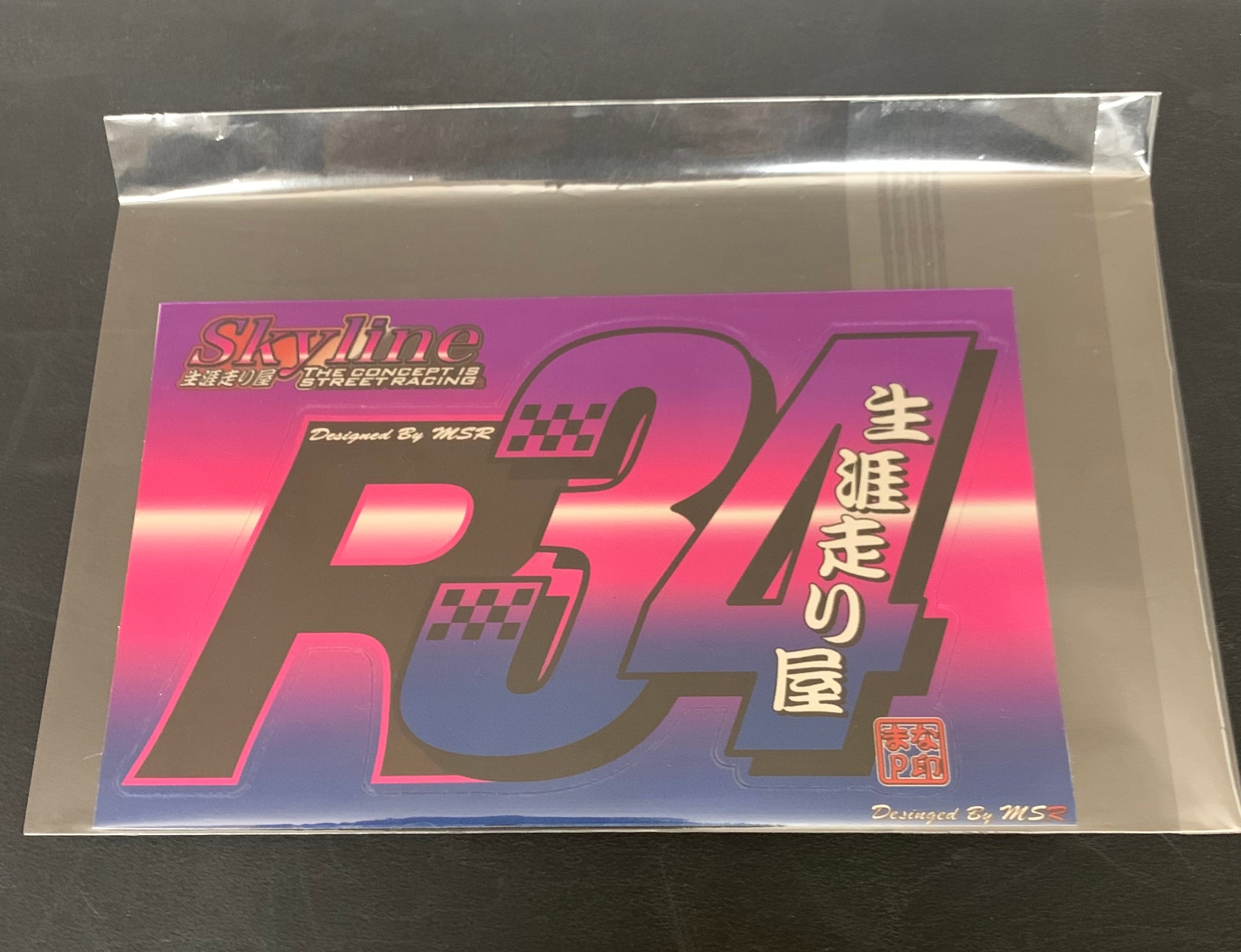NEW R34メタルステッカー | MSR マナピーオフィシャルショップ