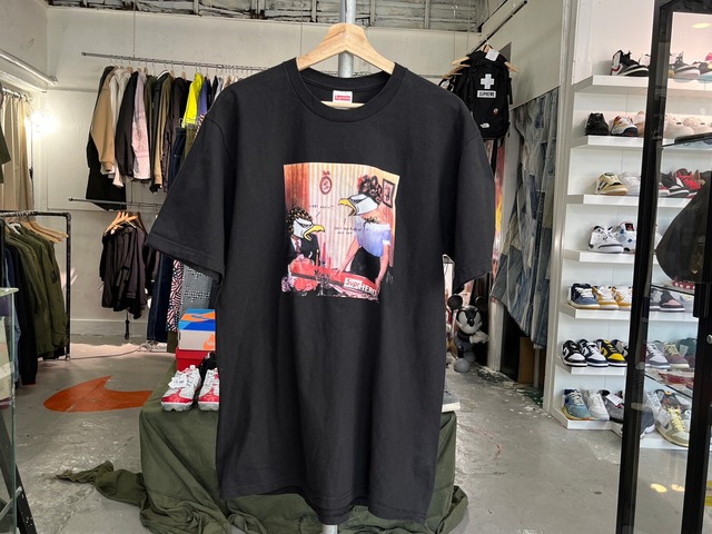 Supreme × ANTIHERO CURBS TEE BLACK LARGE 39252