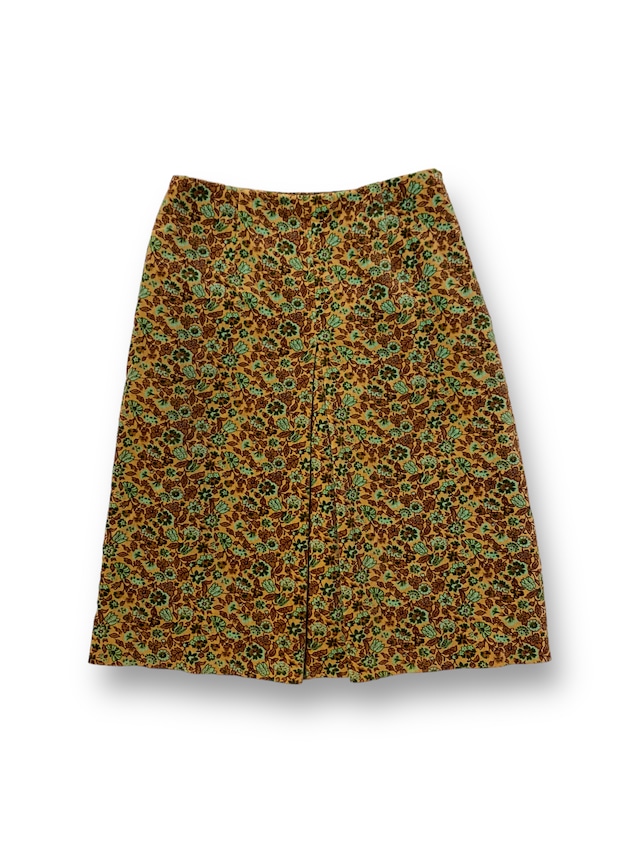 Flower pattern box skirt