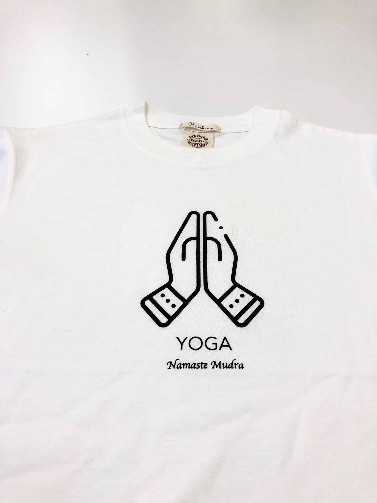 locker chef bryllup YOGA T-shirts 【Namaste Mudra】 | Purushana