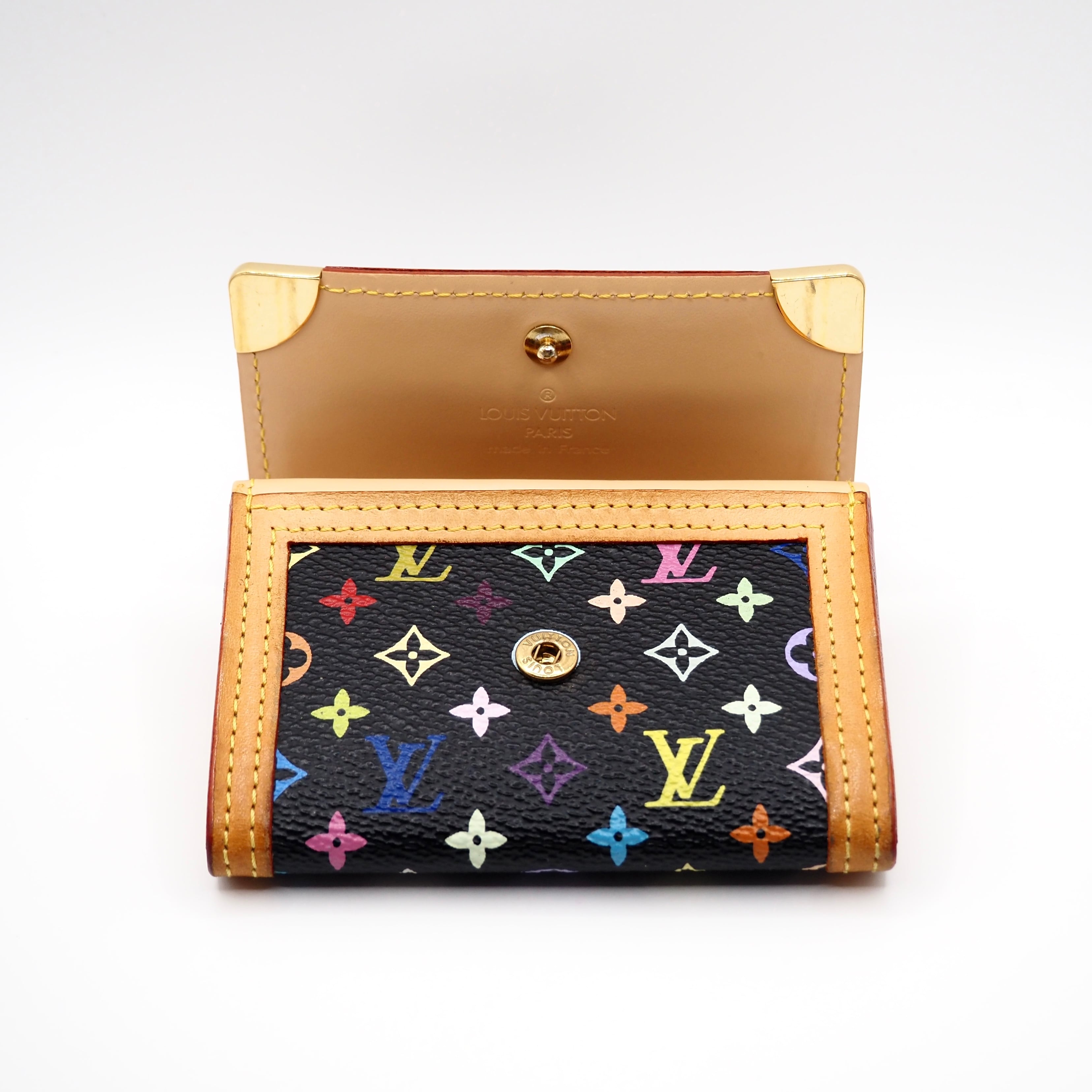 【美品】LOUIS VUITTON モノグラムマルチカラー ポルトモネ プラ LOUIS VUITTON モノグラムマルチカラー ポルトモネ・プラ 財布 ルイ