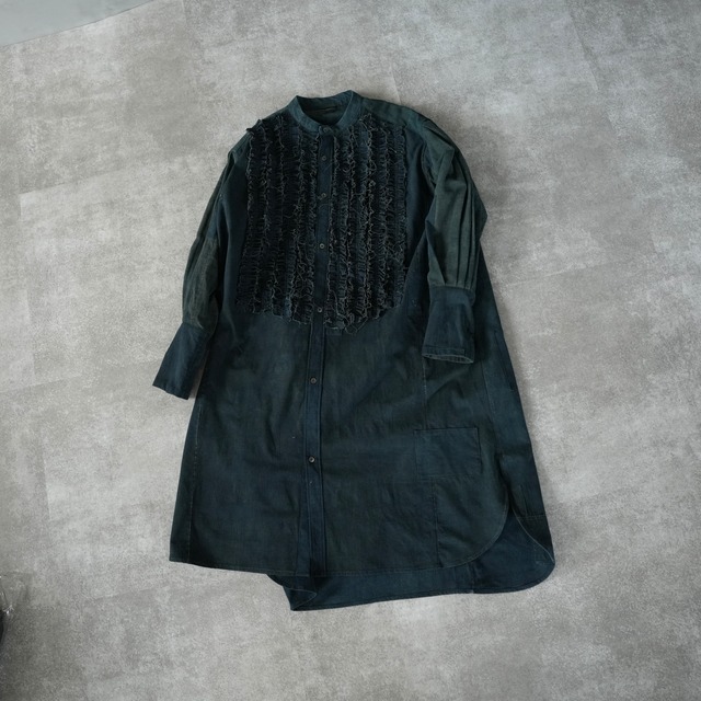 Hmong vintage ai frill shirts onepiece