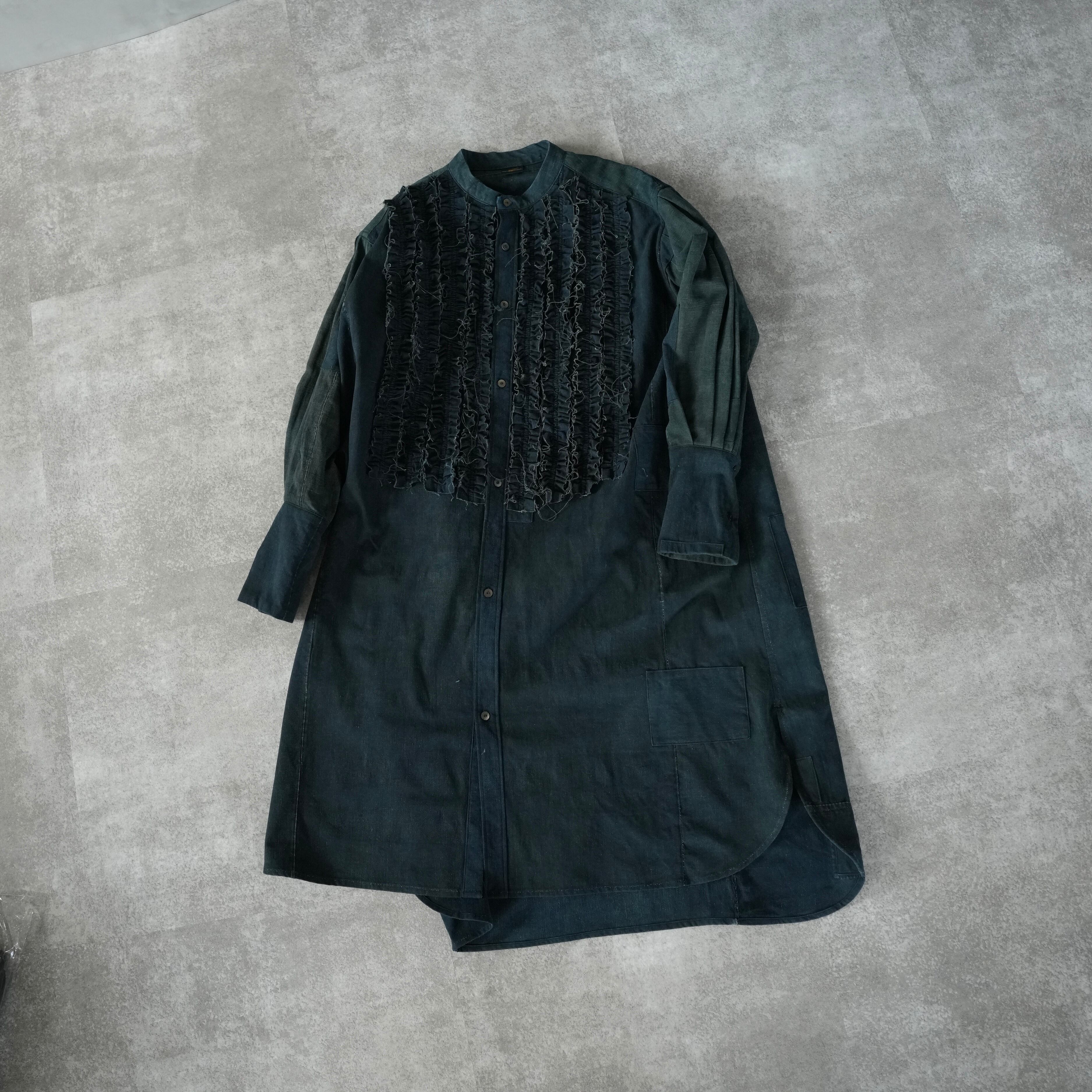 Hmong vintage ai frill shirts onepiece