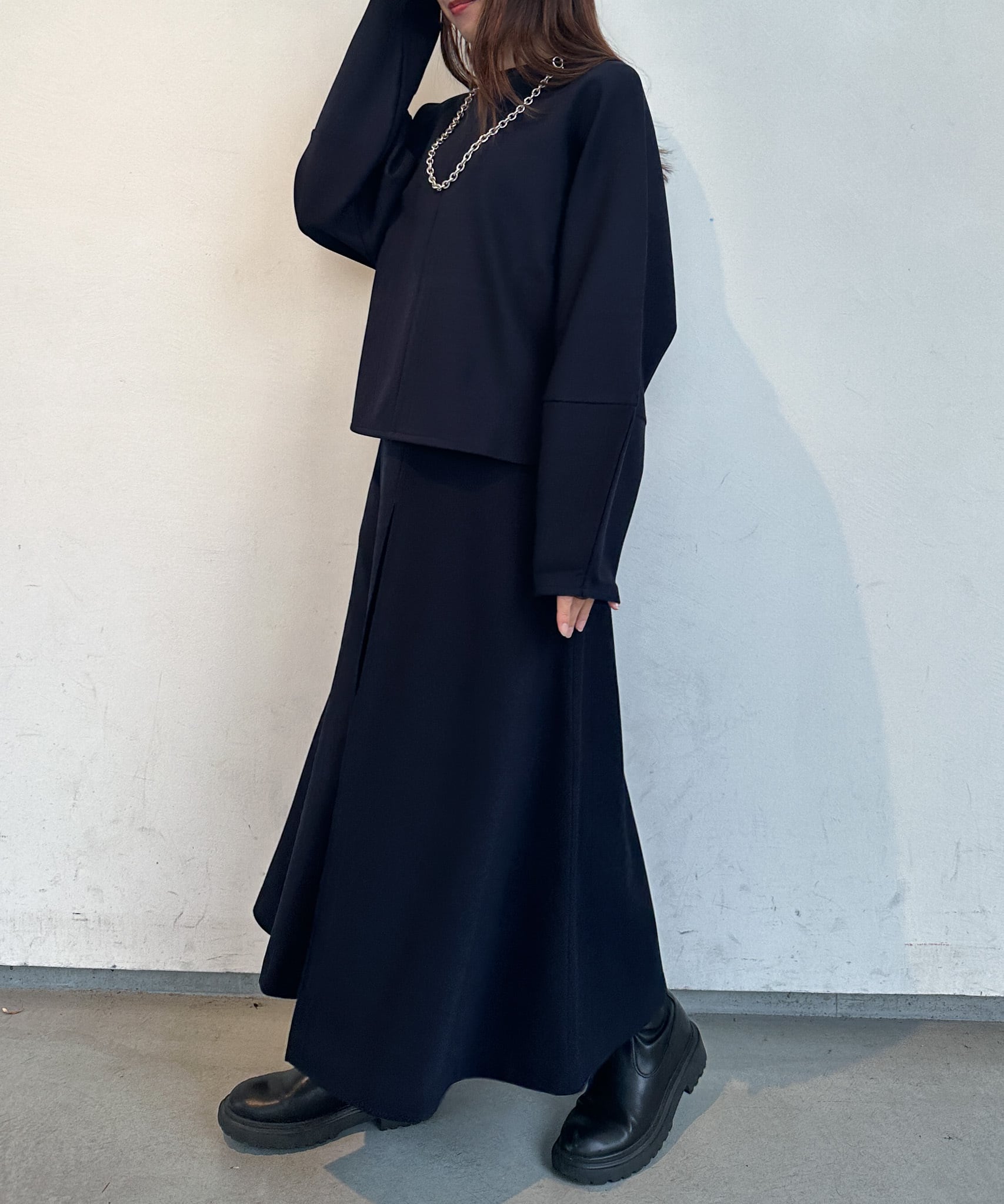 CENTER PRESS SKIRT（ｾﾝﾀｰﾌﾟﾚｽｽｶｰﾄ)【5440187】 | CIEL'AIR