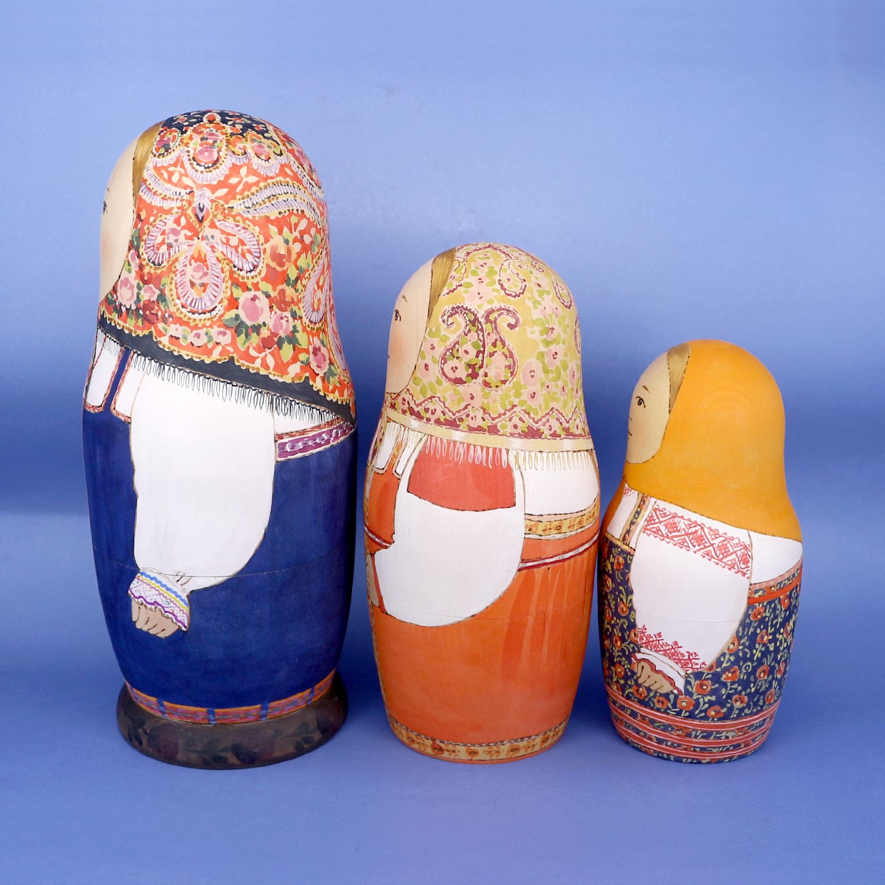 マリア・ドミトリエワ作 マトリョーシカ 15個型 | GINZA HAKKO 木の香