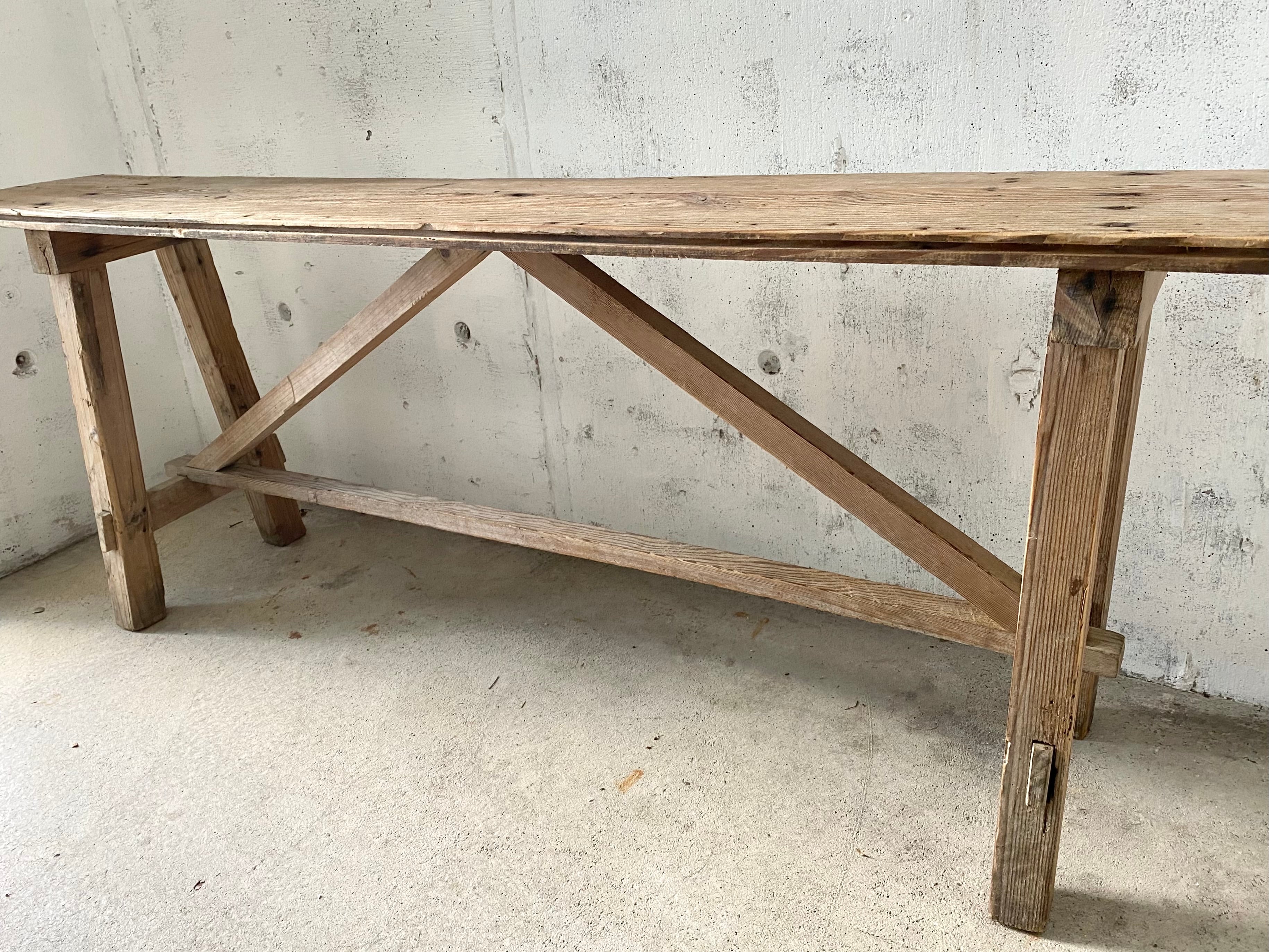 古木の木製ベンチ[古家具] | giraffes craft