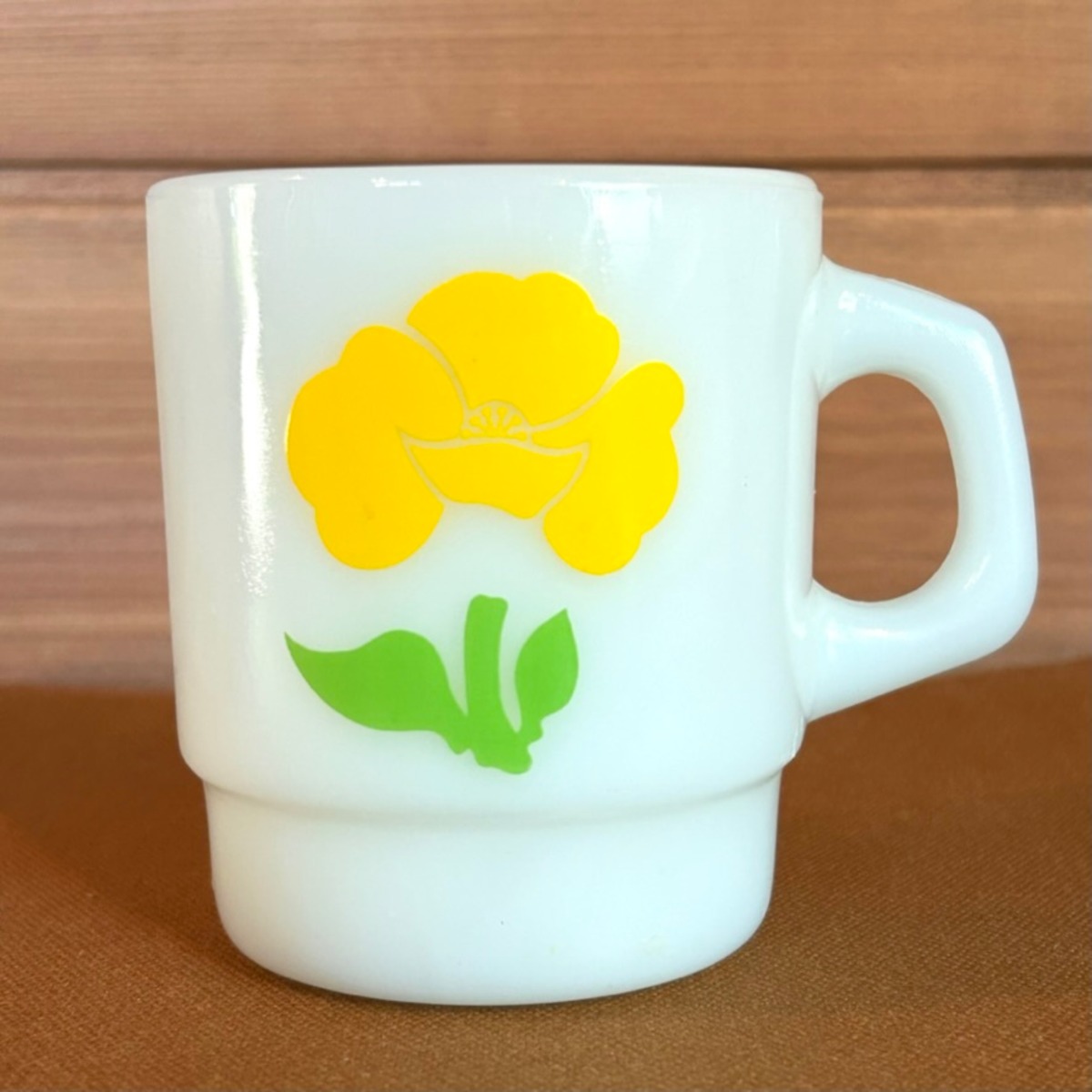 ファイヤーキング スタッキング マグカップ mug ブラック イエロー  
