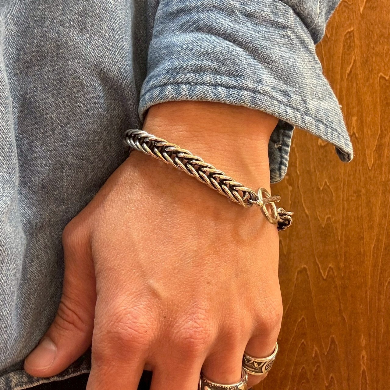 スティーブアルビソ(Steve Arviso) 12Kgfダブルマネーチェーン 25cm - 4