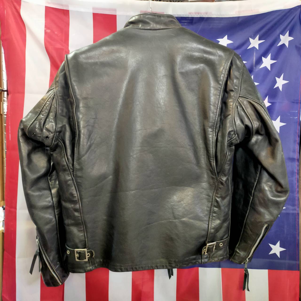 美品 Schott ショット シングルライダース 裏ボア レザージャケット 40 Schott ショット USA製 シングル ライダース ジャケット 38 裏