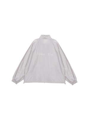 [Matin Kim] MATIN KIM LOGO COATING JUMPER IN GREY 正規品 韓国ブランド 韓国ファッション 韓国代行 マーティンキム matinkim