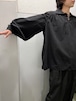 90's "collection dragon rouge" cotton lace up shirt